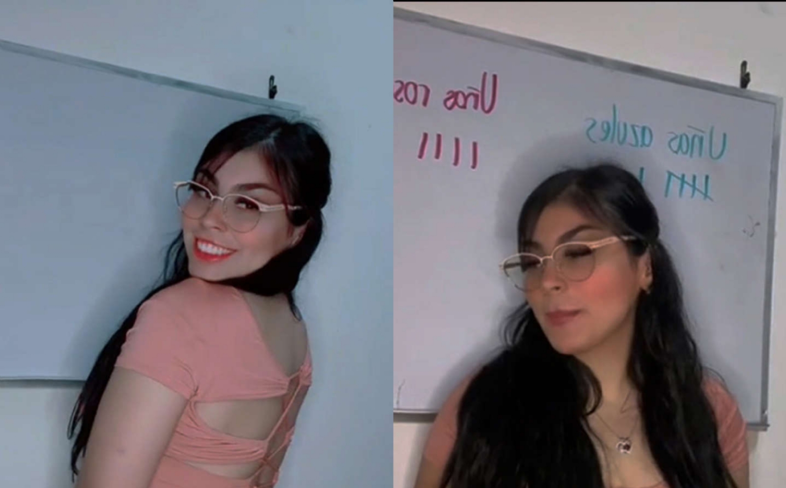 Guapa maestra de Kínder exhibe los mensajes de los papás en Tiktok