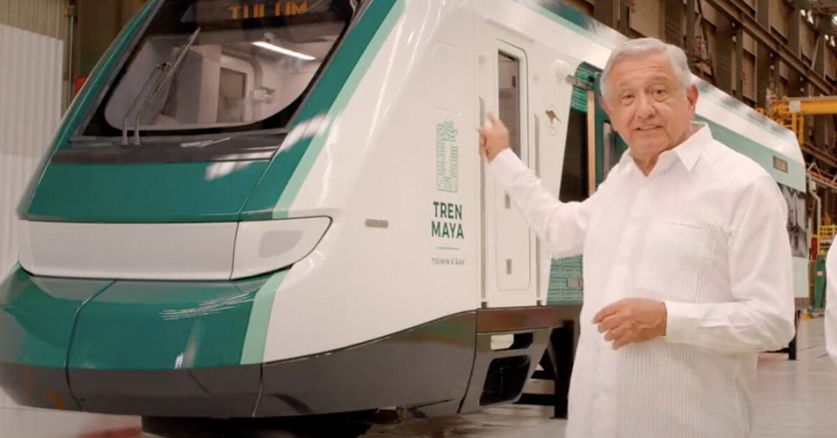 El presidente AMLO habla sobre la construcción del Tren Maya