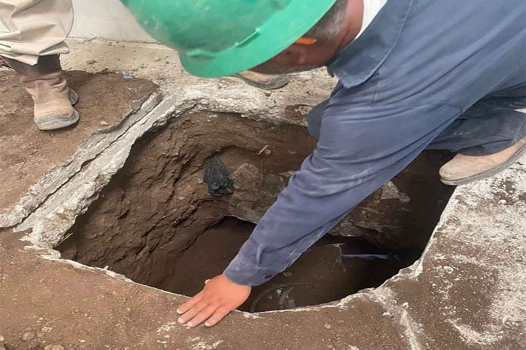 Autoridades aseguran túnel de huachicol en Tlaxcoapan, Hidalgo Autoridades aseguran túnel de huachicol en Tlaxcoapan, Hidalgo