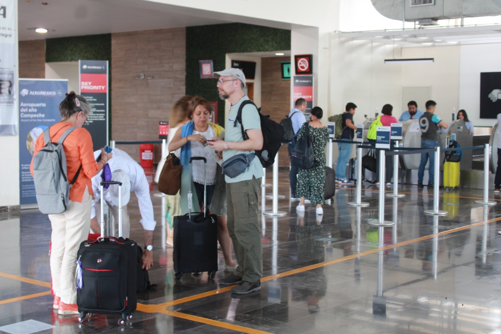 Al inicio de las vacaciones se registraron 378 pasajeros en los vuelos de Aeroméxico
