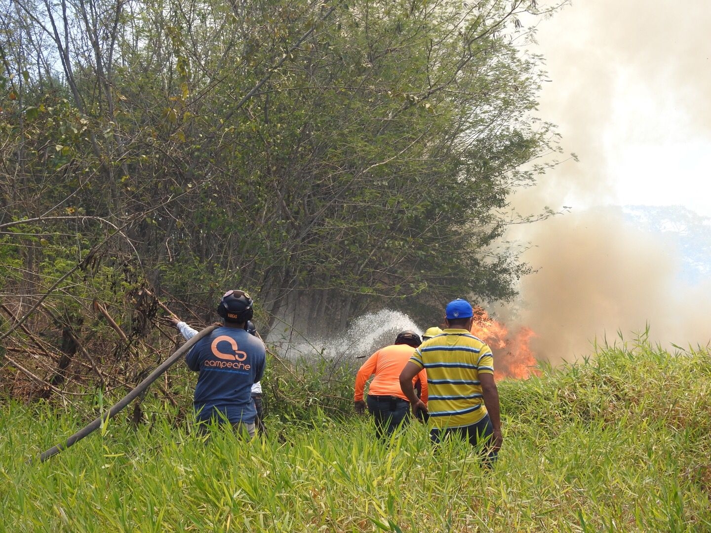 El incendio duró alrededor de 4 horas El incendio duró alrededor de 4 horas