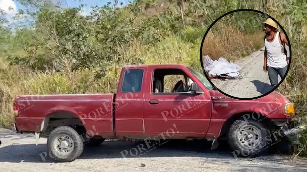 Los cuerpos quedaron tendidos en la carretera Los cuerpos quedaron tendidos en la carretera
