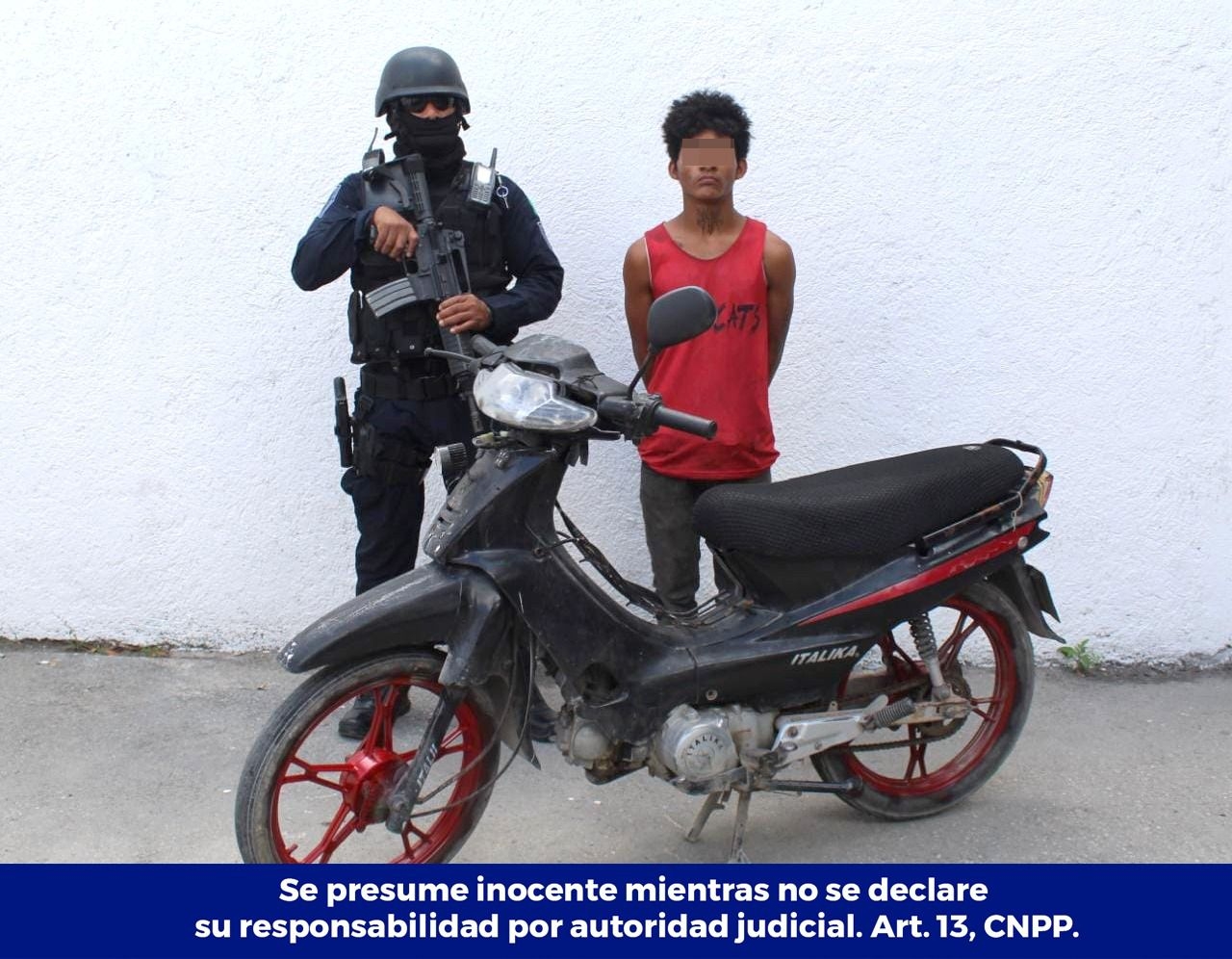 Jesús “N” fue acusado de hurtar una de las unidades