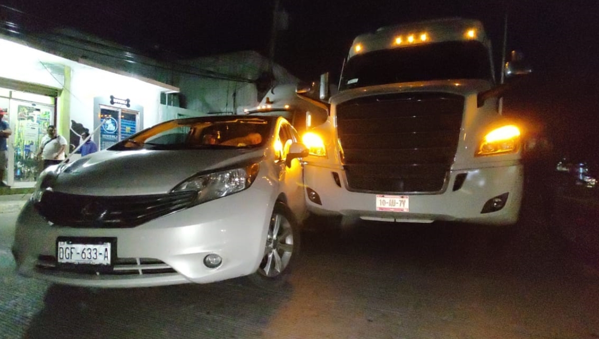 El auto circulaba a exceso de velocidad
