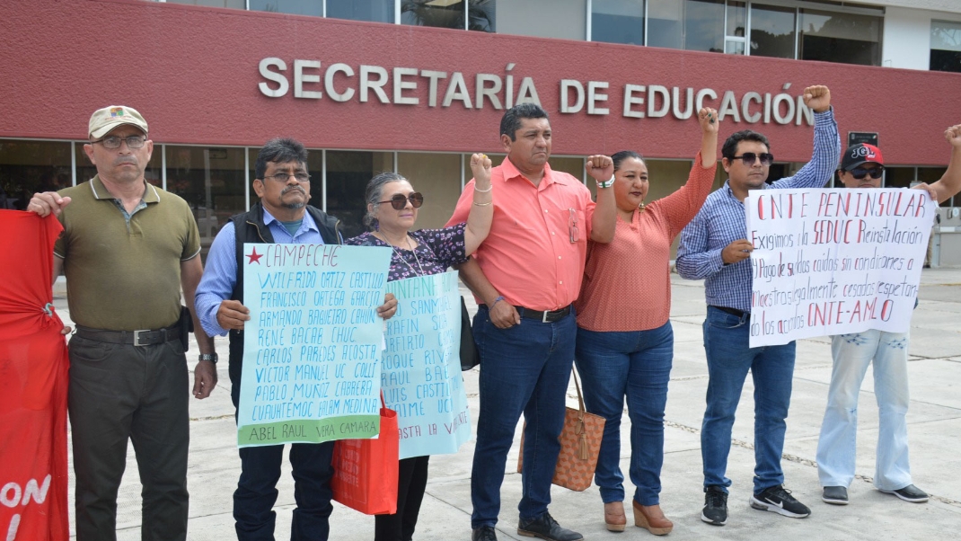 Para la reinstalación de los maestros, Moguel Chalé estimó que son al menos 20 millones de pesos