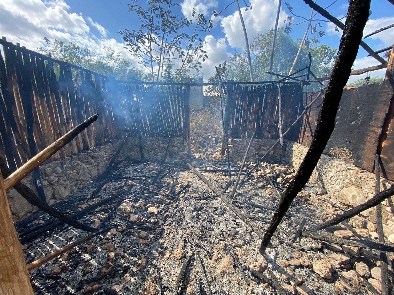 No hubo lesionados, solamente daños materiales No hubo lesionados, solamente daños materiales