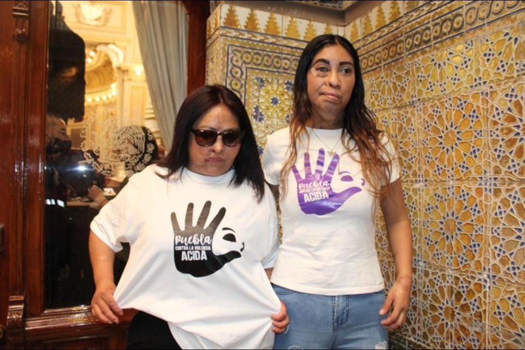 María Elena Ríos llega a Puebla previo a la aprobación de la Ley Ácida