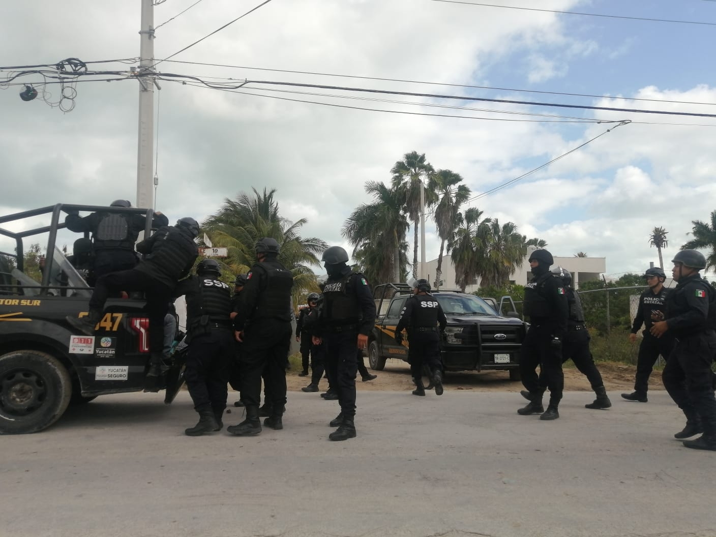 El enfrentamiento se tornó violento debido a que se registraron agresiones