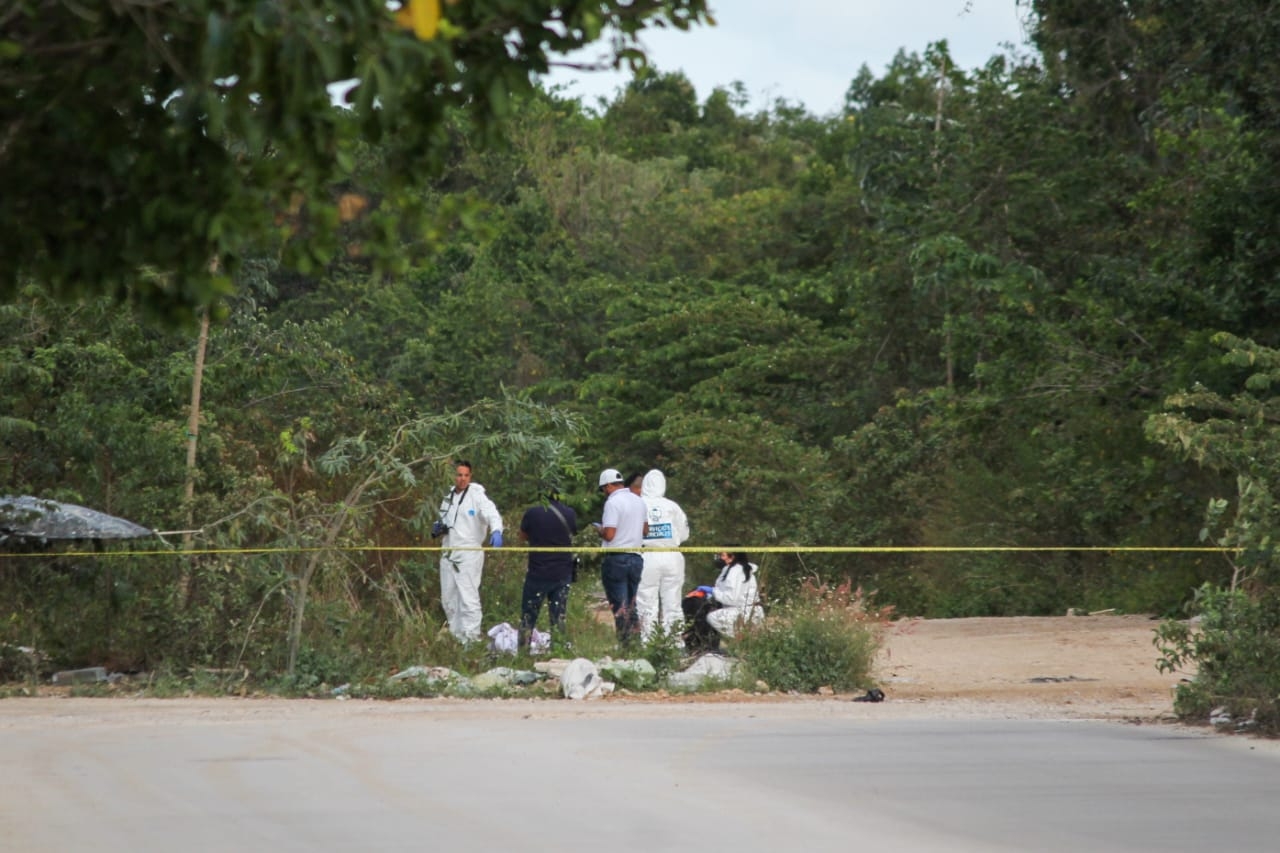 Abandonan cuerpo de un hombre en la Supermanzana 326 de Cancún