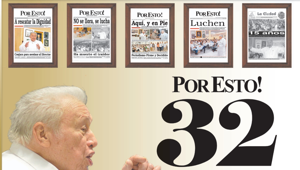 El periódico fundado por el periodista Mario Renato Menéndez Rodríguez celebra su 32 aniversario