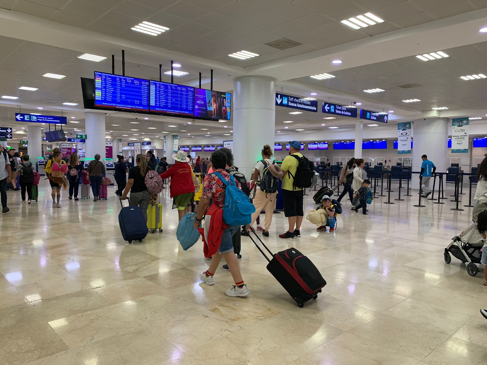 Aeropuerto Internacional de Cancún reportó 544 operaciones aéreas