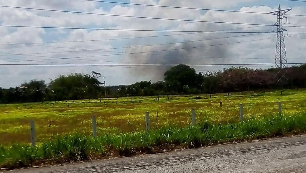 Reportes señalan que la avioneta se encontraba en llamas antes de desplomarse