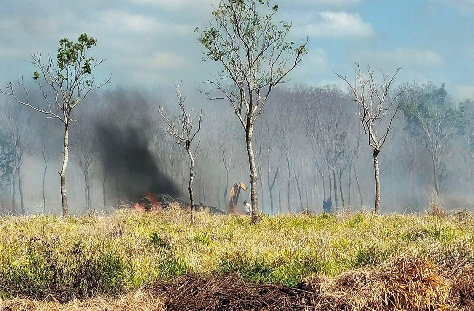 El piloto sobrevivió y fue trasladado a un hospital de Campeche