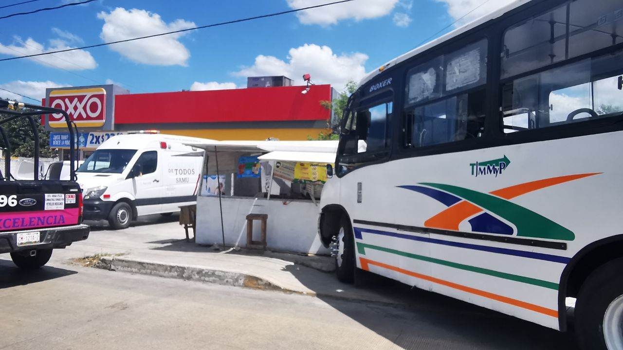 El camión quedó a disposición de la Fiscalía de Campeche