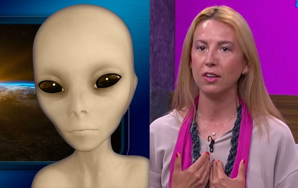 Mafe Walker, mujer que asegura hablar idioma alienígena