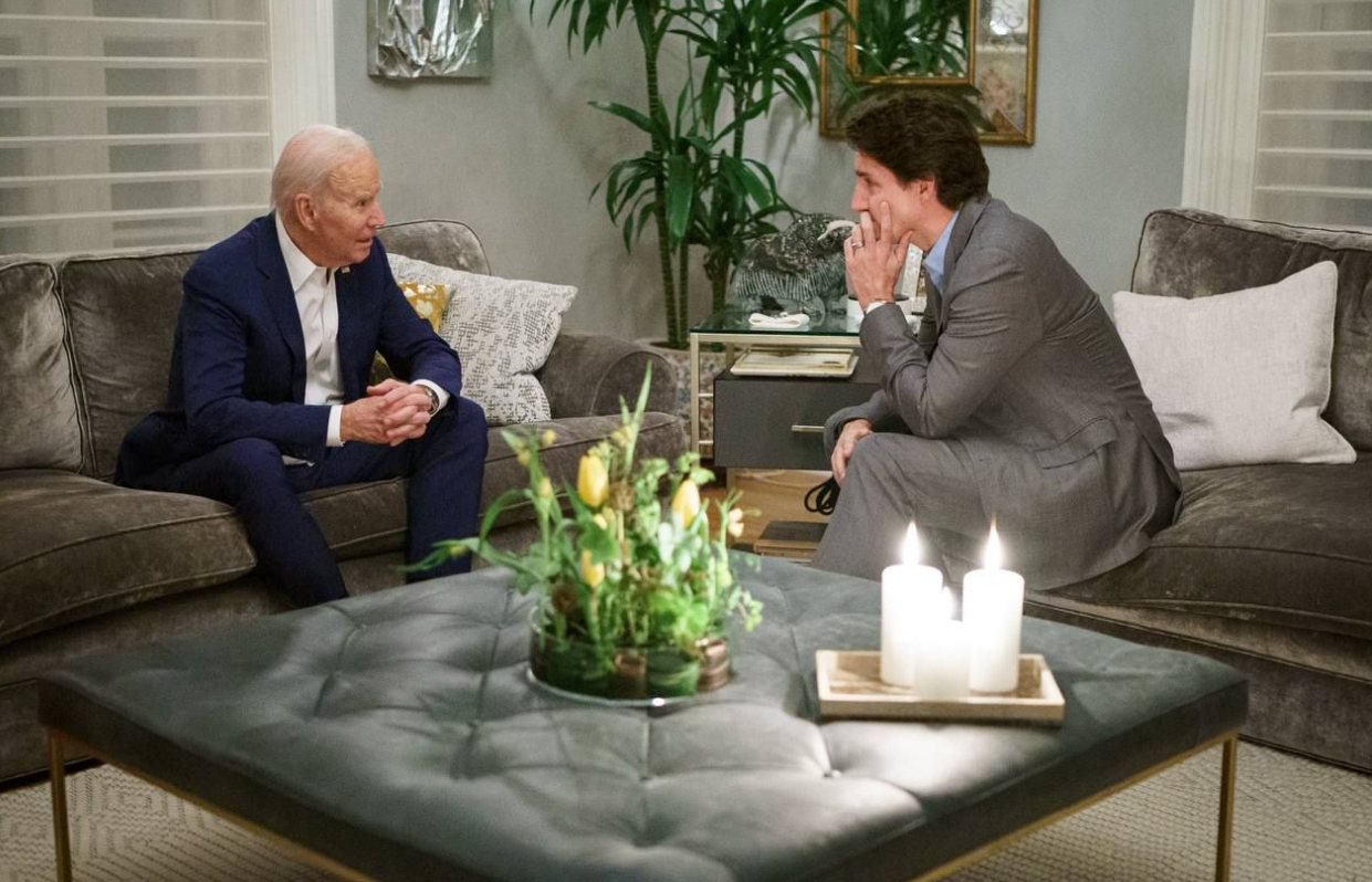 Justin Trudeau y Joe Biden se reúnen en Ottawa para dialogar sobre crisis en Ucrania y Haití