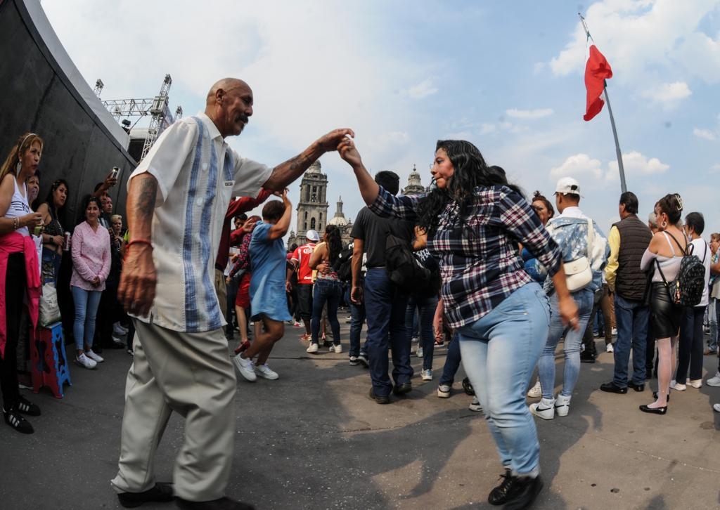 Gran Baile Sonidero en el Zócalo de la CDMX