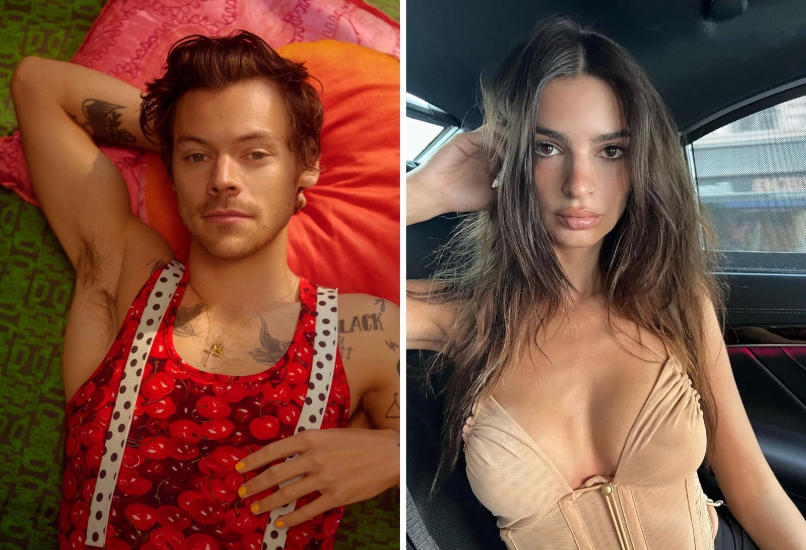 Harry Styles y Emily Ratajkowski Harry Styles y Emily Ratajkowski
