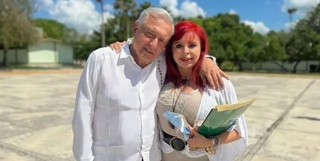 Layda Sansores y el presidente AMLO
