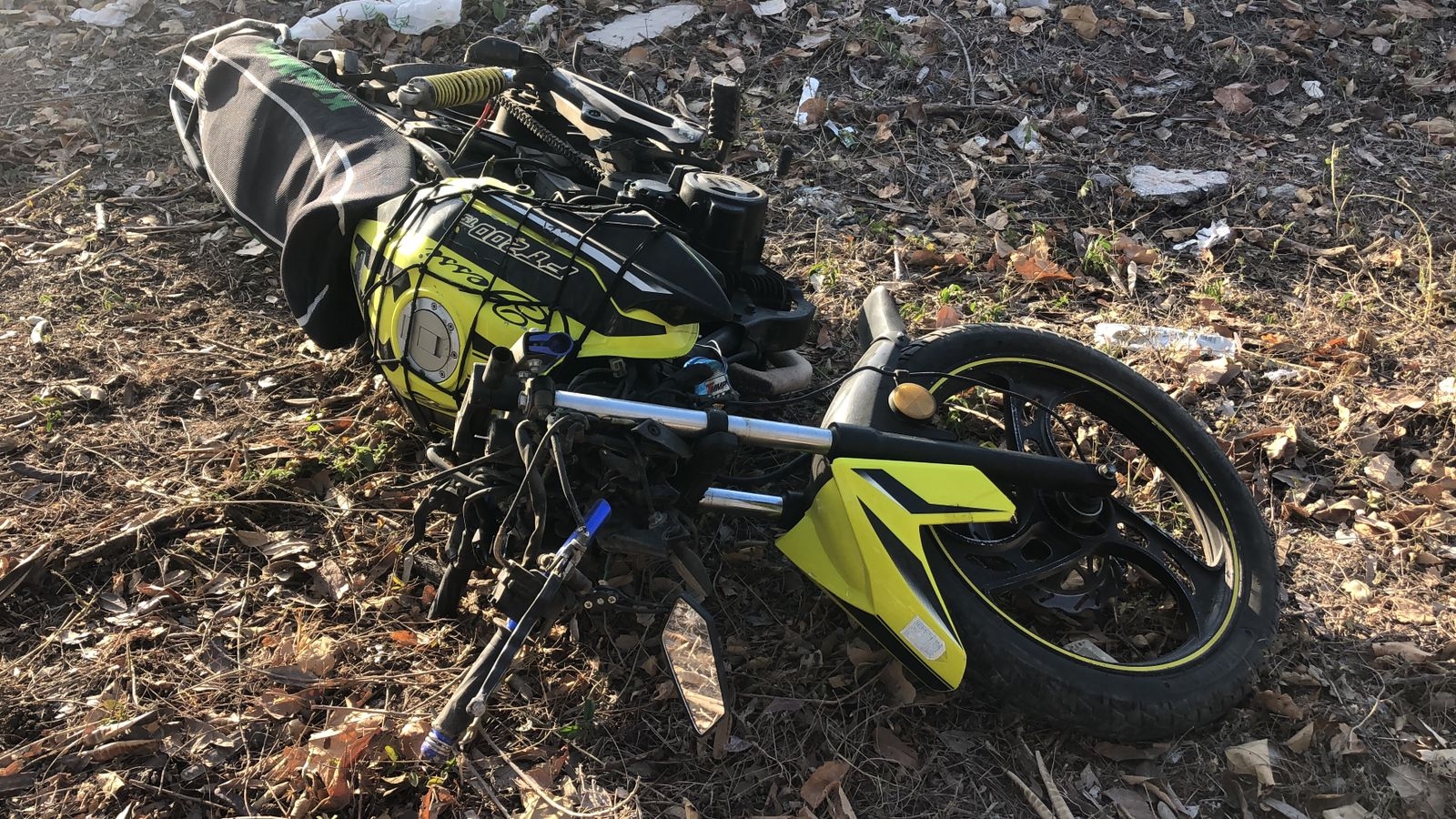 La motocicleta fue trasladada a la Fiscalía de Campeche La motocicleta fue trasladada a la Fiscalía de Campeche