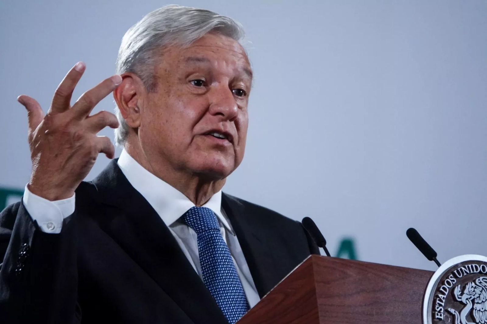 Presidente AMLO en conferencia de prensa