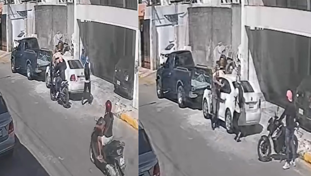 Captan asalto armado a plena luz del día en Chetumal: VIDEO