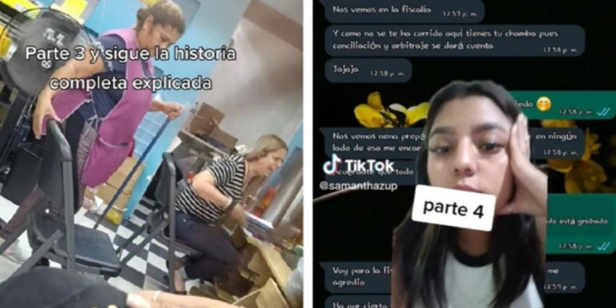 Una joven exhibió como su jefa se exaltó cuando exigió su pago Una joven exhibió como su jefa se exaltó cuando exigió su pago