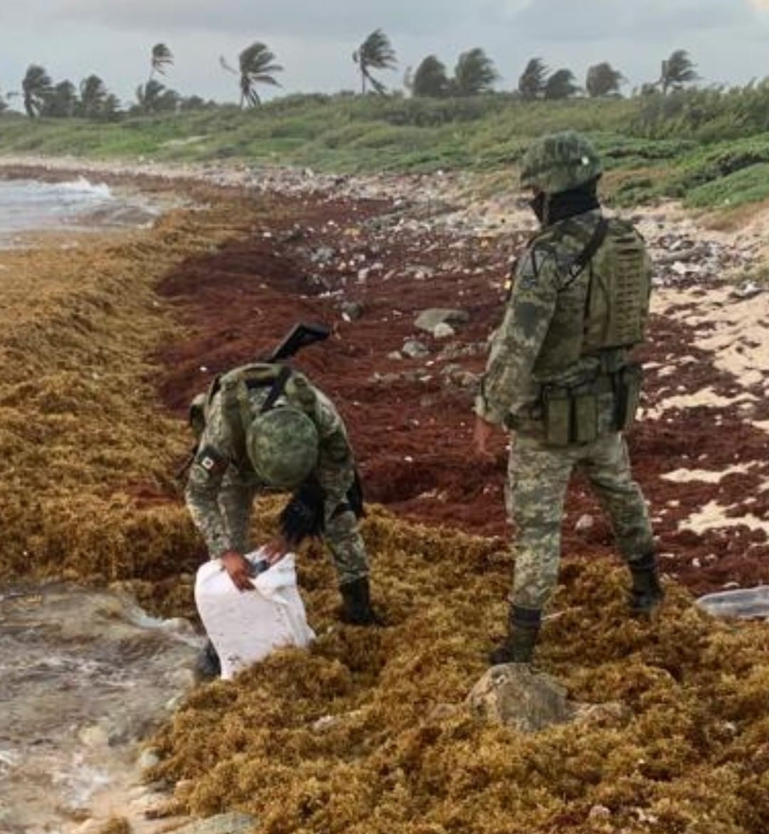 Todos los paquetes contabilizaron más de 20 kilogramos de cocaína