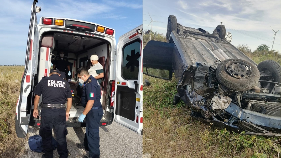 Se pidió de manera inmediata el apoyo de una ambulancia llegando al sitio la Y-32 de la SSP