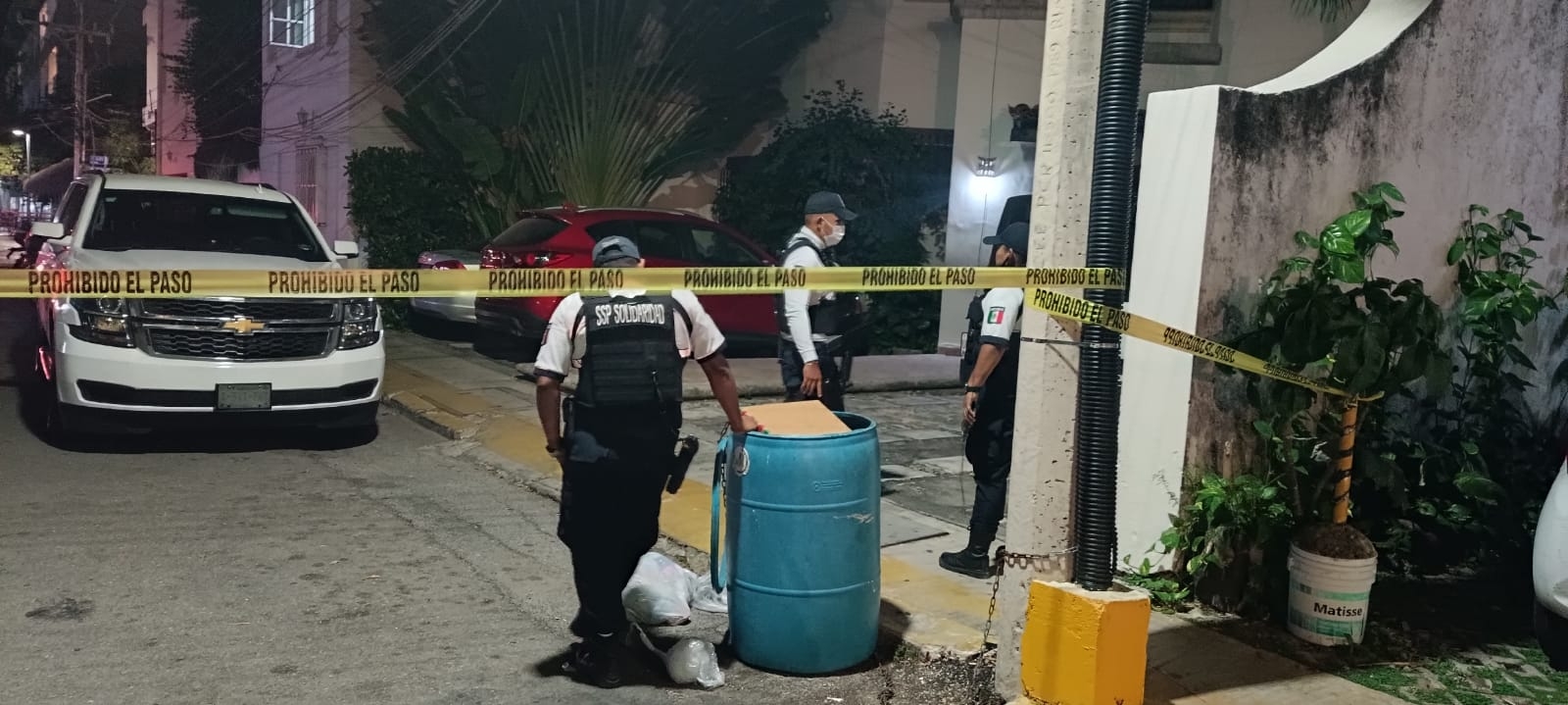 La zona fue acordonada para comenzar con las investigaciones de este ataque armado