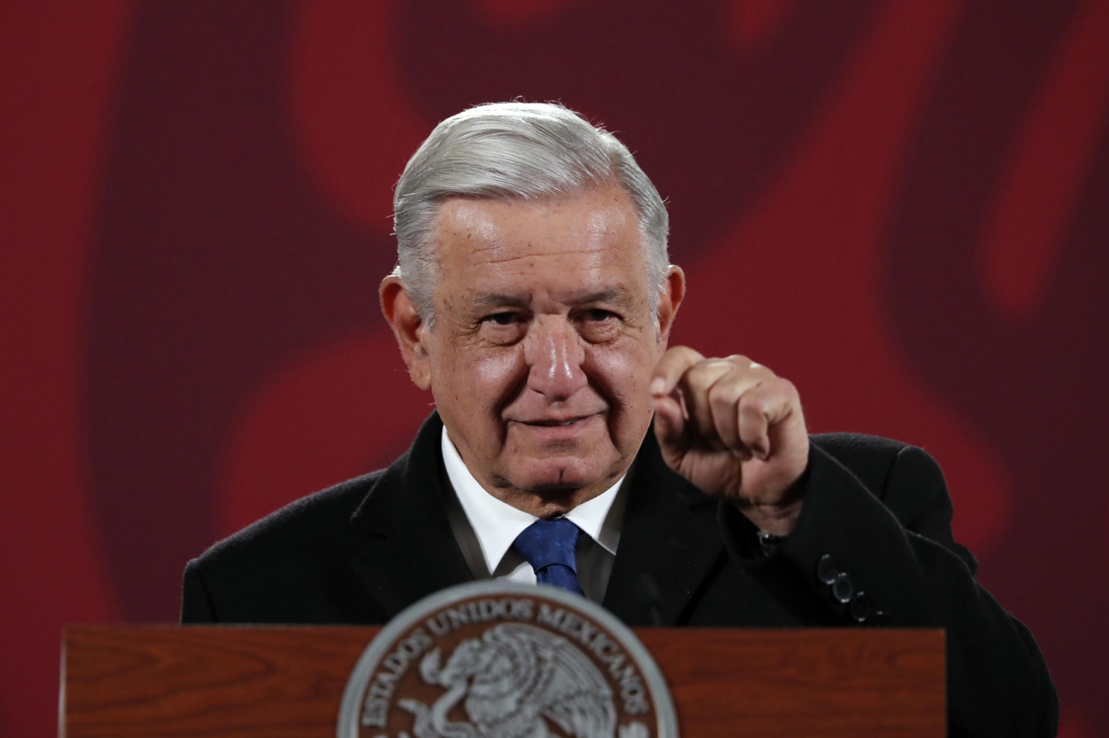 Presidente AMLO en conferencia de prensa