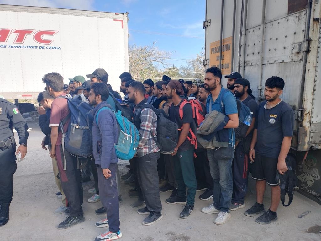 Los extranjeros fueron detectados y detenidos en una pensión de tráileres ubicada en Umán