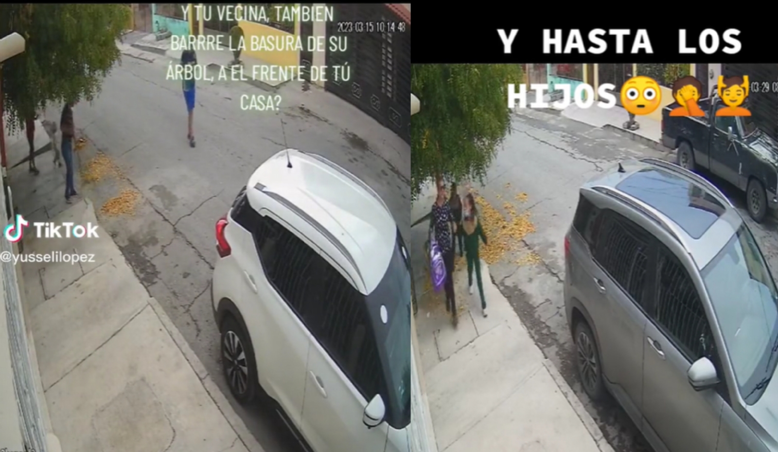 Los hijos de la vecina también ayuda a su madre en esta 'travesura'