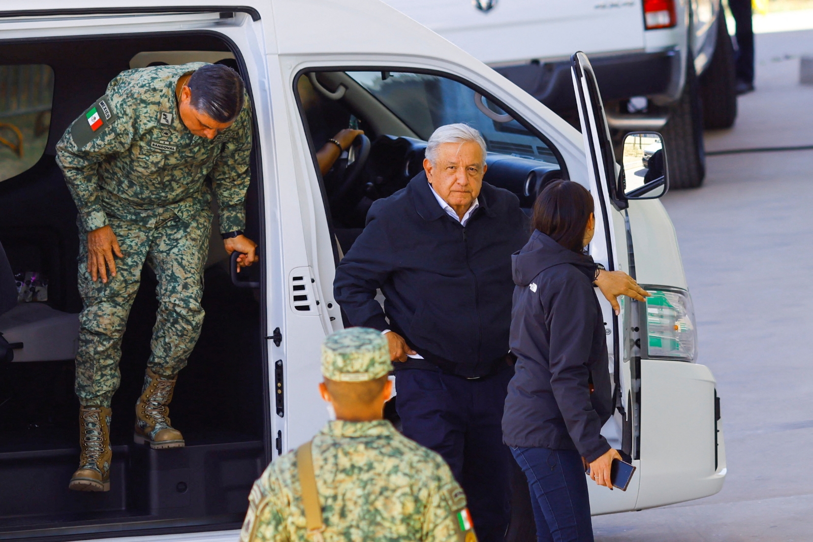 El presidente AMLO llega a Ciudad Juárez para dar atención a caso de migrantes
