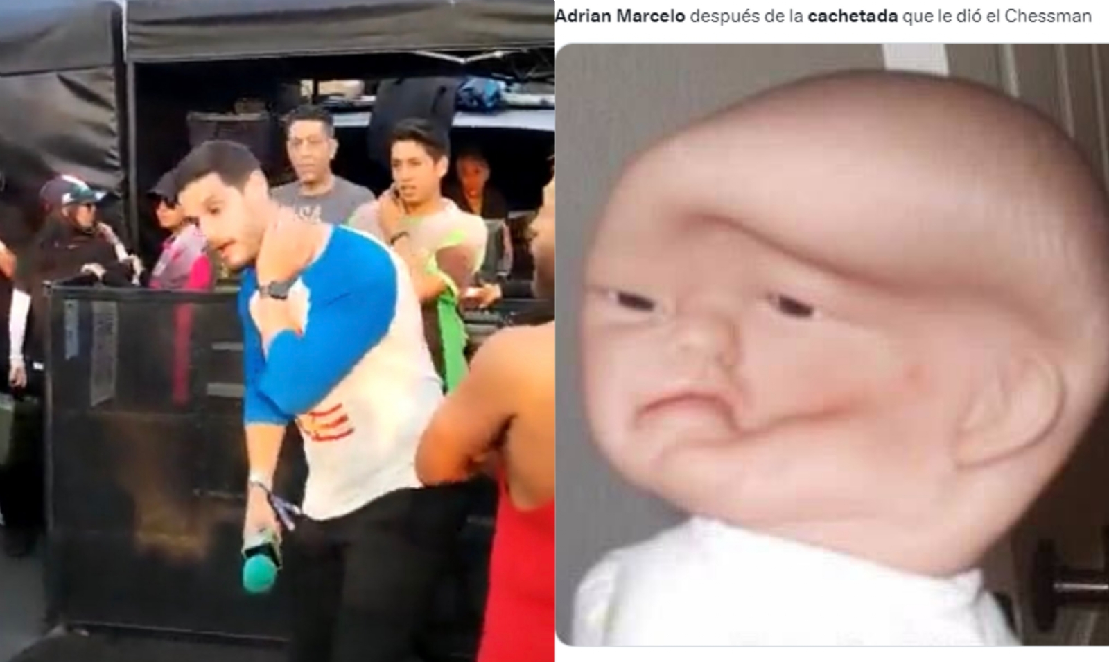 Los mejores memes de Adrián Marcelo y la cachetada de Chessman
