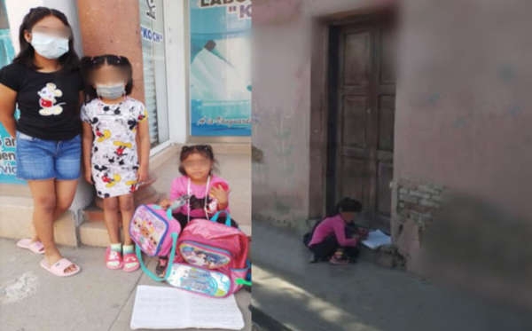 Usuarios de redes sociales se mostraron conmovidos con la imagen de la niña