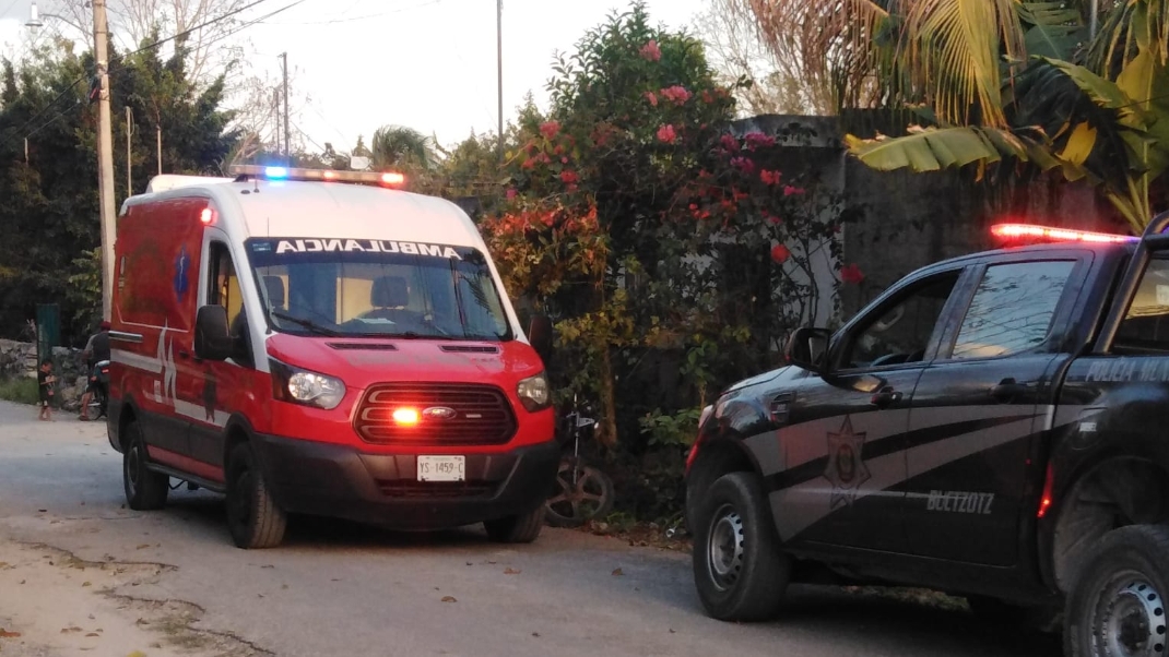 El hombre fue trasladado al hospital de Tizimín ante lo grave de su salud