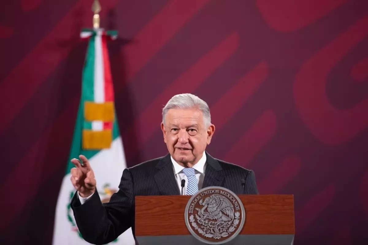 Andrés Manuel López Obrador en conferencia de prenssa