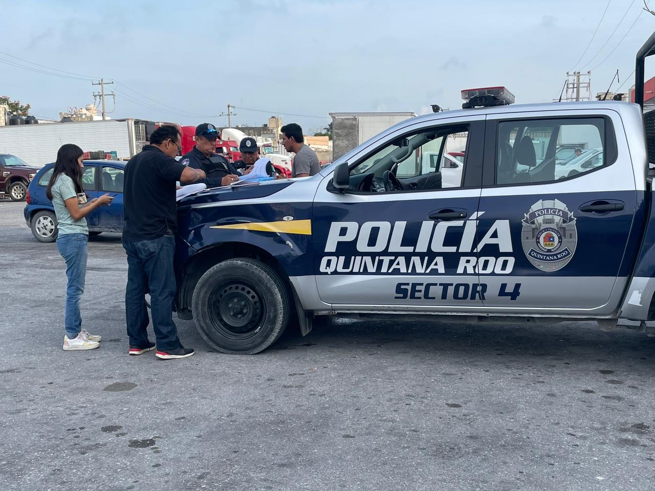 Los ladrones escaparon en un taxi del sindicato Andrés Quintana Roo