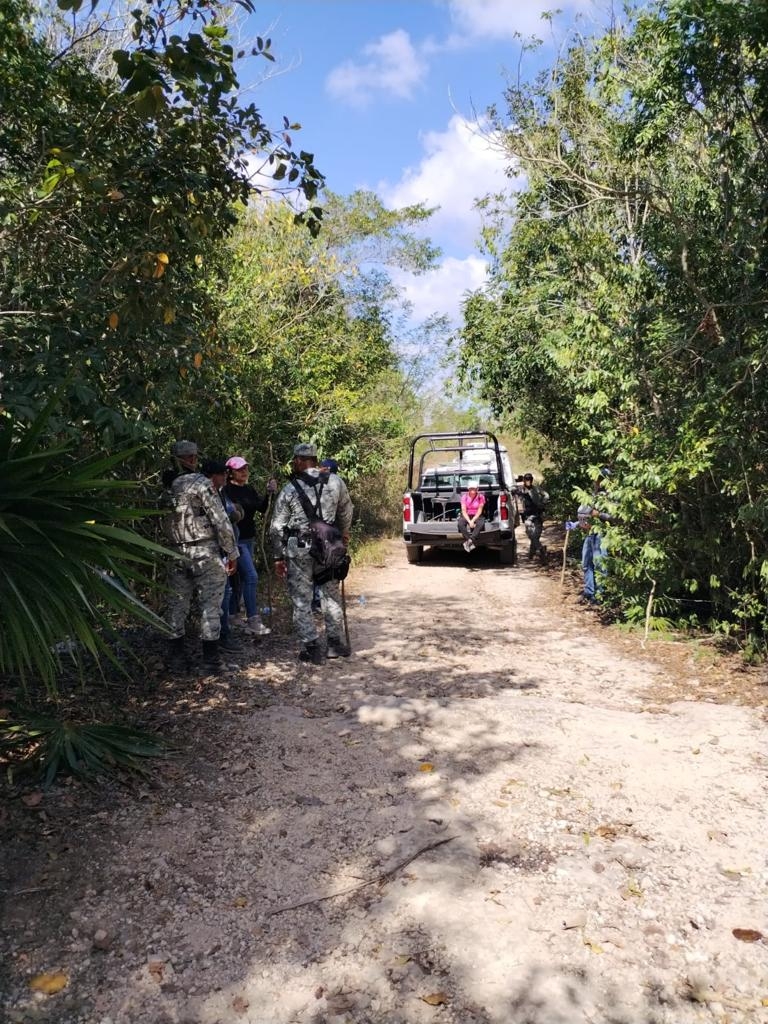 En los operativos antes mencionados participaron familiares e integrantes de los colectivos de búsqueda de personas desaparecidas en Quintana Roo En los operativos antes mencionados participaron familiares e integrantes de los colectivos de búsqueda de personas desaparecidas en Quintana Roo