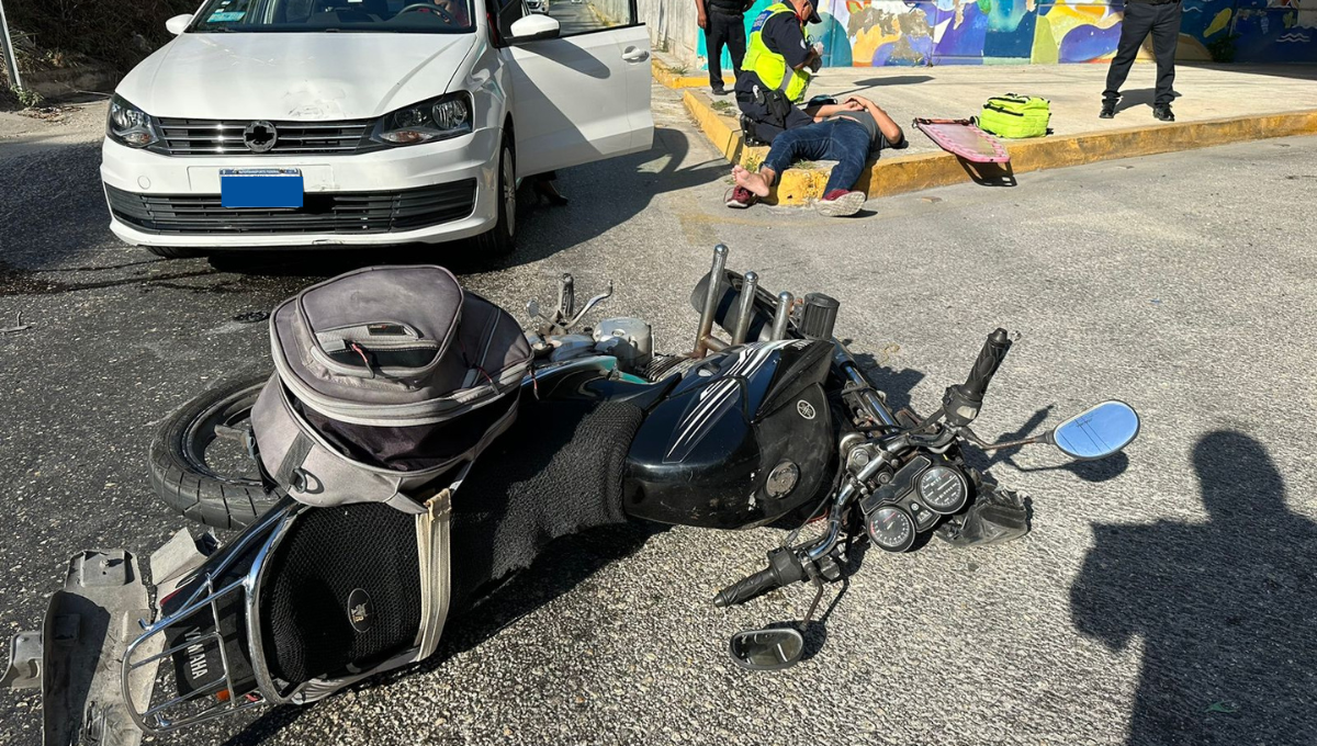 La rentadora de autos se hizo cargo de los gastos médicos del motociclista La rentadora de autos se hizo cargo de los gastos médicos del motociclista