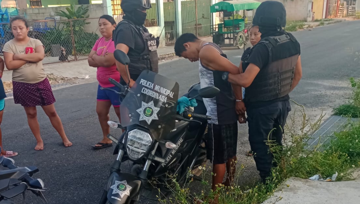 Los hechos ocurrieron en la calle 8A con 21 del fraccionamiento Las Palmeras y tuvo que intervenir la Policía Municipal
