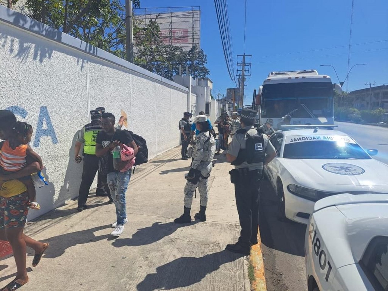 Fueron dos migrantes los detenidos por las autoridades de Monterrey