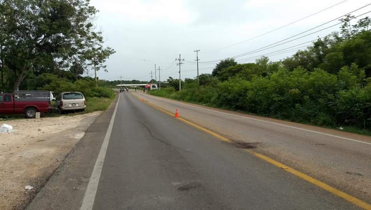 El hombre que hallaron dijo que no está lesionado, sino que se encontraba pepenando a la orilla de la carretera federal El hombre que hallaron dijo que no está lesionado, sino que se encontraba pepenando a la orilla de la carretera federal