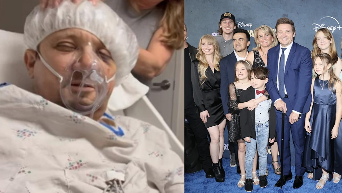 Jeremy Renner reaparece en una alfombra roja tras su fuerte accidente Jeremy Renner reaparece en una alfombra roja tras su fuerte accidente