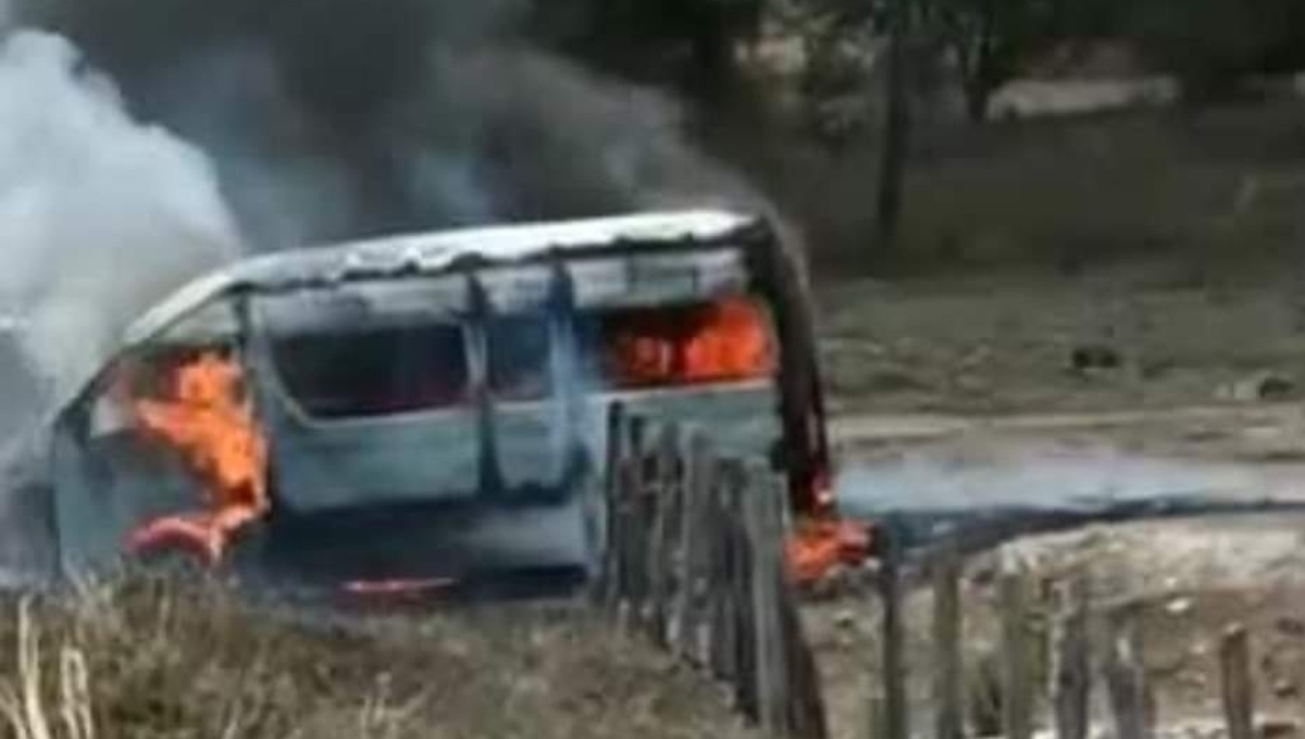 Al parecer la camioneta estuvo involucrada en un accidente ese mismo día en el cual se dio a la fuga