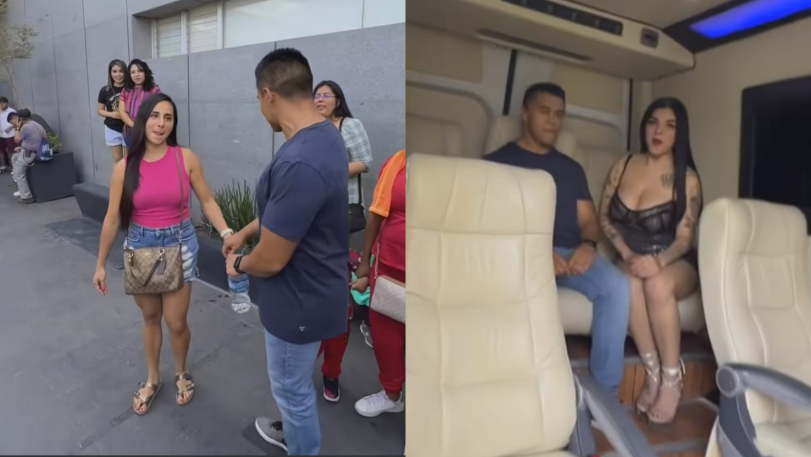 Mujer deja que su novio bese a Karely Ruiz a cambio de un auto Mujer deja que su novio bese a Karely Ruiz a cambio de un auto
