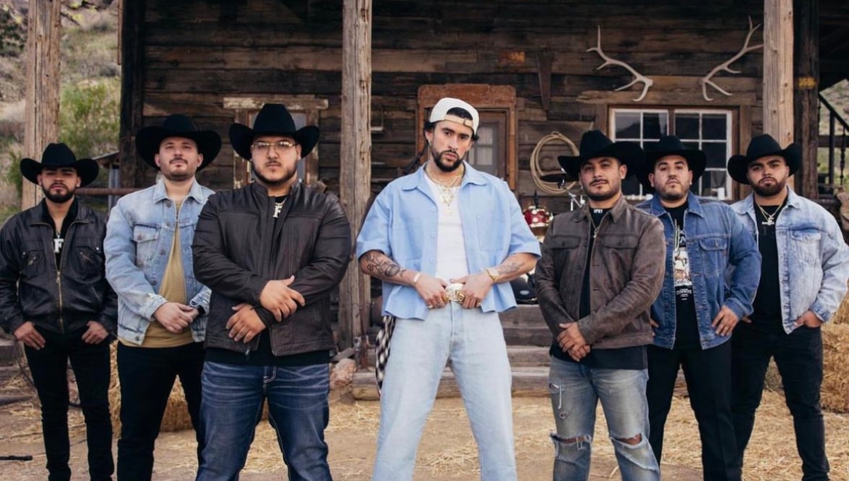 Bad Bunny incursiona al regional mexicano con Grupo Frontera