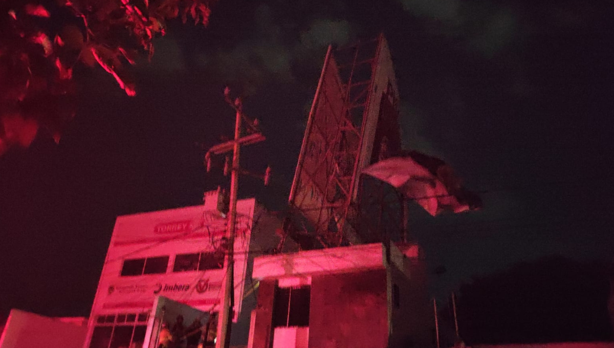 Los fuertes vientos son provocados por el Frente Frío 49
