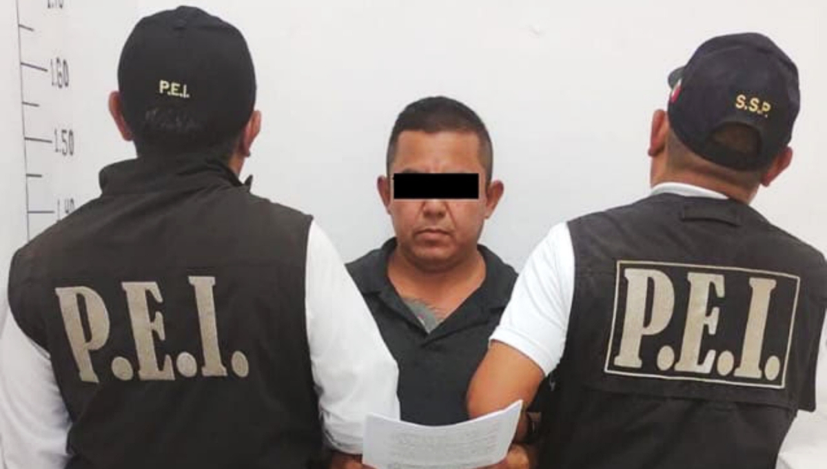 El hombre fue detenido por la SSP Yucatán El hombre fue detenido por la SSP Yucatán